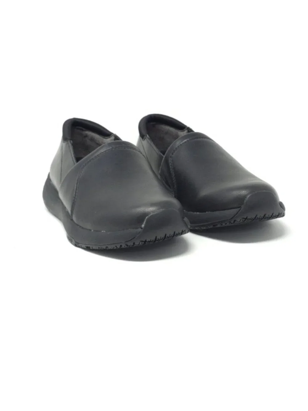Dr. Scholl's Dive In Slip Resistant Work Loafers Black Memory Foam 8W